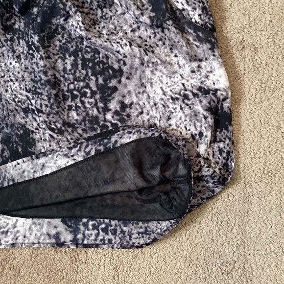 Lush black & grey spotted like patterned, spaghetti strap vacation dress, Large - Picture 3 of 13